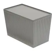 Inabox 4.5L Ripple Container