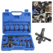 Auto 13Pcs Steering Wheel Puller Kit Remover Harmonic Balancer Gear Pulley Car