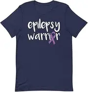 [Teegarb Letter Blanket] Humorous Epilepsy Fighter Childrens Violet Stripe Supporter Novelty Cramping
