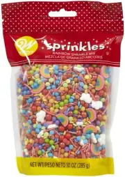 Wilton Sprinkles Mix 10oz - Rainbow,1Pkg