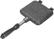 Non Stick Sandwich and Panini Maker Pan,Aluminum Breakfast Pancake Pan,Double Sided Stovetop Flip Pan for Kitchen