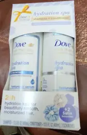 Dove Hair Therapy Shampoo & Conditioner Hydration Spa 13.5 Fl