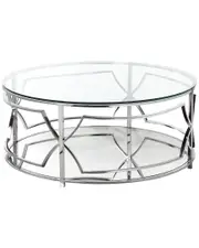 Pangea Home Z-Edward Round Coffee Table