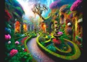 QPuzzles 500XL Piece Jigsaw Puzzle - Mystic Maze
