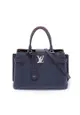 二奢 Pre-loved Louis Vuitton rock me Day Marine Rouge Handbag leather Navy Red 2WAY