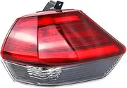 Car LED Tail Light ，Compatible for Nissan X-trail T32 2017 2018 2019 2020 2021 Rear Bumper Warning Brake Lamp Auto Parts Taillight Assembly(Only Outside Right)
