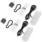 2 Sets Fish Pump Aquarium Air Pump Plastic Pump Oxygen Pump Fish
