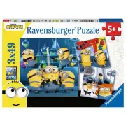 Ravensburger Minions 49pc Jigsaw Puzzle Trio for Kids Ages 5 and Up