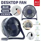 5/6/8inch Portable USB Table Fan Mini USB Desk Fan Small Quiet Personal Cooler