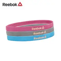 在飛比找ETMall東森購物網優惠-Reebok 運動髮帶三件組(藍、粉、灰)