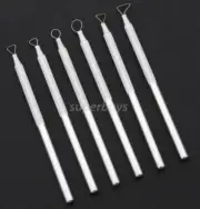 6pc Stainless Steel Ribbon Pottery Clay Sculpture Sculpting Cutter Carving Tool
