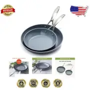 Award-Winning Valencia Pro 8" & 10" Nonstick Fry Pans - Effortless Cleanup