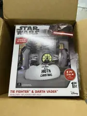 New Star Wars Gemmy TIE Fighter Darth Vader Inflatable - Xmas