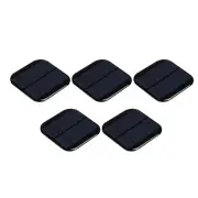 Mini Solar Panel Cell 5.5V 130mA 0.715W 72mm x 72mm for DIY Project Pack of 5