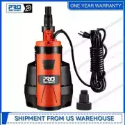 3500 GPH 1HP Submersible Clean Dirty Water Pump with Build-in Float Switch for