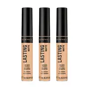 3 x Rimmel London Lasting Matte Concealer 7mL - 015 True Ivory