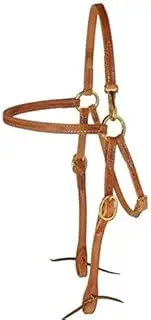 Amish USA Horse Tack Hermann Oak Leather Mule Headstall 975H120