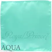 New Men's Aqua Mint Micro Fiber Solid Handkerchief Pocket Square Hanky Wedding