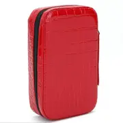 32 Bottles Essential Oil Carrying Hard Portable Aromatherapy Holder Case Bag RED COLOR