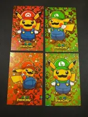 Pokemon 2024 Card Database Christmas Set Mario Luigi Pikachu 4x Set 1Up Stars