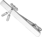 [ROMISBABA] Men Stylish Tie Clip for Business Necktie Pinch Clip for Formal and Casual Occasions Modern Design for Fashionable Gentlemen Tie Fixing Clasp