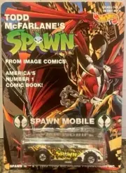 Vintage Mattel 1993 HOT WHEELS McFarlane SPAWN Mobile die-cast funny car NIP!!!