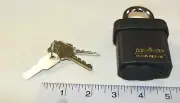 Medeco Assa Abloy model 54515 padlock with 2 working keys - New