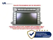 8T4T18K931BA FORD AM/FM 6-CD NAVIGATION 8T4T-18K931-BA HEAD UNIT ONLY! (for: Ford)