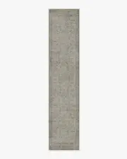 75' x 365' | Machine Washable Runner Rug | Kid & Pet Friendly | Indoor Rug | Frances Stone Grey Rug | Ruggable