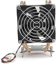 CPU Cooler, Heat Sink 9cm Cooling Fan for LGA2011 1366 1150 1151 1155 1156 Computer Supplies, Using 4 Heat Copper Tubes, for Fast Heat Dissipation