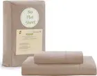 Twin Xl Fitted Sheet, 100% Organic Cotton 2-Piece Set (1 Fitted Sheet