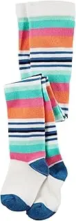 [Carter's] Girls' Rainbow Cotton Tights (2-4)
