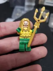 Hi-Quality Minifigure - Aquaman With Trident
