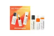Daily Brightness Booster Kit by Dermalogica for Unisex - 3 Pc 0.5oz Biolumin-C Gel Moisturizer, 0.34oz Biolumin-C Serum, 1oz Daily Glycolic Cleanser