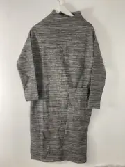 Warehouse Sweater Dress Womens 6 Gray Sheath Turtle Neck Gray UK:10 N55