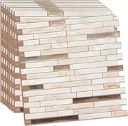 Jeedeson Tile 10 Sheets Peel and Stick Tiles Backsplash, 12"x12" Wall Tiles, Self Adhesive Tile Sticker for Kitchen Backsplash and Bathroom