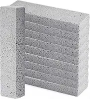HoaaiGo Pack of 10 Pumice Stone Cleaning Stone, Cleaning Block Toilet, Cleaning Block Grill Cleaning Brick Blocks, Cleaning Stone Toilets for Cleaning Toilet, Grill, Kitchen, Shower, Bathroom, Sink