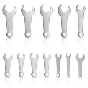 Open End Wrench Set Spanner Wrench Set Super Thin 2mm Combination Small Wrenc...