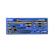 16 Pcs of Kincrome 1/4 3/8 & 1/2" Drive Truck Box LOK-ON Accessories EVA Tray