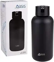 [Oasis] Ceramic Lined Stainless Steel Triple Wall Insulated "Moda" Drink Bottle 1.5L - Black