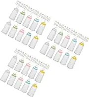 Alipis Mini Baby Bottle Toys 50 Pcs Realistic Miniature Baby Bottles for Baby Shower Party Baby Bottle Decor Miniature Milk Bottles