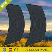 12V 600W Flexible ETFE Solar Panel Mono Home Caravan Camping Battery Charging