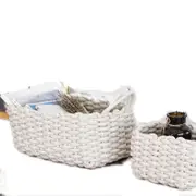 Nordic Thick Cotton Rope Storage Box Simple Basket Storage Bins & Baskets