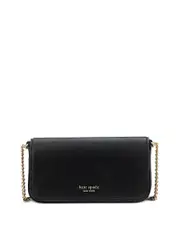 kate spade new york Devin Saffiano Leather Flap Chain Wallet