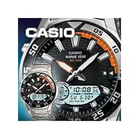 在飛比找PChome商店街優惠-CASIO 時計屋 AMW-710D 多功能雙顯運動男錶 不