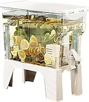 Beverage Dispenser - Water Dispenser Drink Jar | Colorful Everlasting Simulated UV Resistant Plants for Garden, Porch, Pot, Planter, Window Box, Patio, Walkway