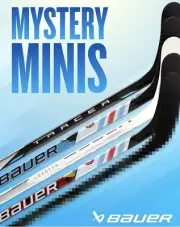 TWO Bauer Mystery Mini Hockey Sticks 2024 Series: 2 RIGHT HANDED STICKS - SEALED