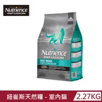 在飛比找PChome24h購物優惠-【Nutrience 紐崔斯】INFUSION天然糧-室內貓