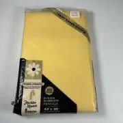 Vintage Penny's Percale Yellow Pillow Cases 42x 36” pkg of 2 New