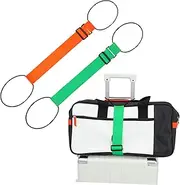 [Abaodam] 2 Pcs Adjustable Luggage Straps for Suitcases Travel Secure Straps Lightweight Packing Belts for Easy Travel Portable Essentials